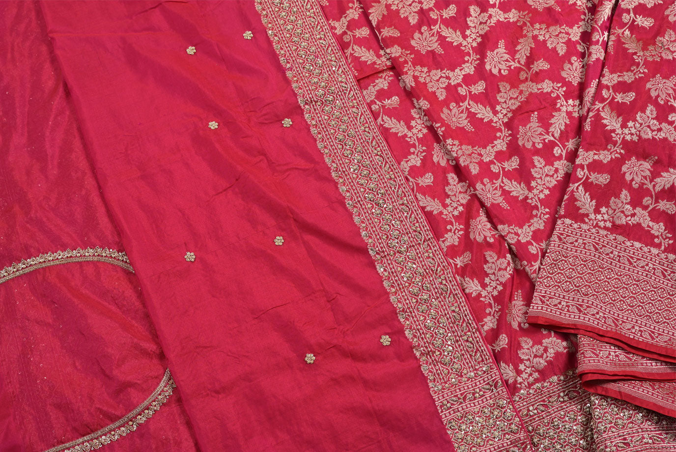 Pink Banarasi Saree