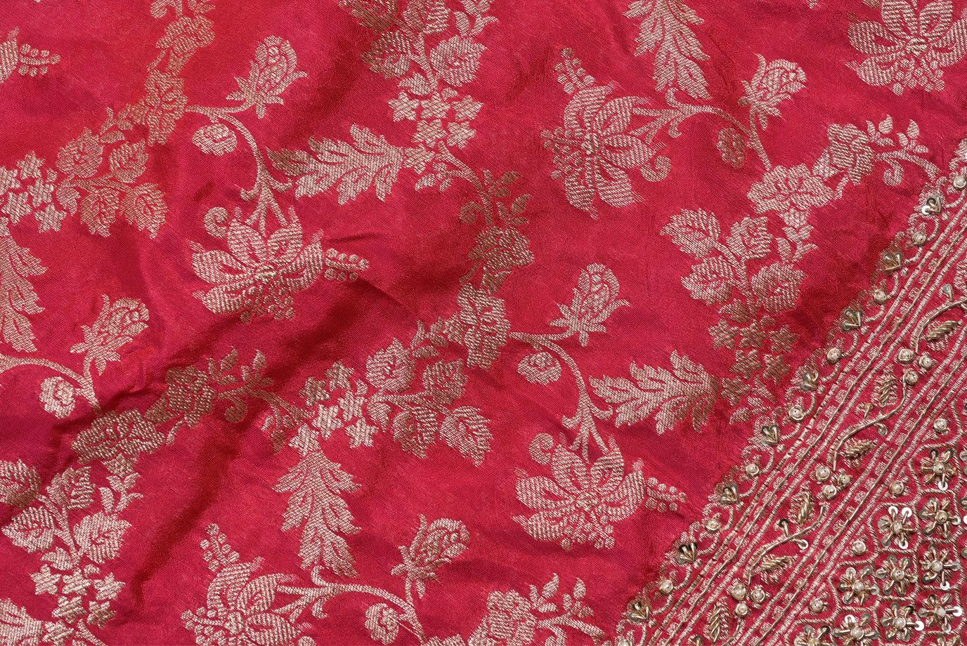 Pink Banarasi Saree