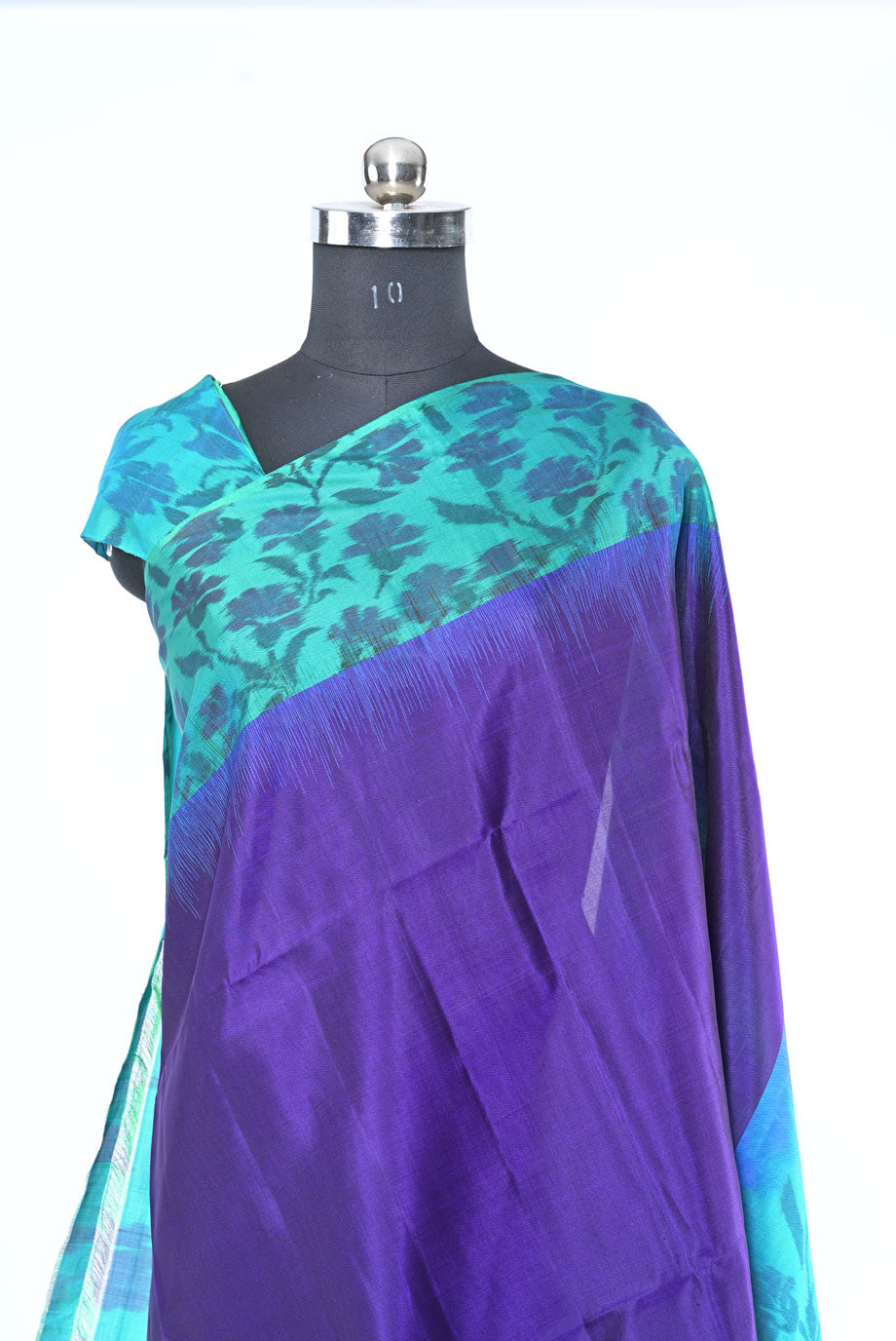 Silk pecock green pure soft silk saree for weddings and festive occasions