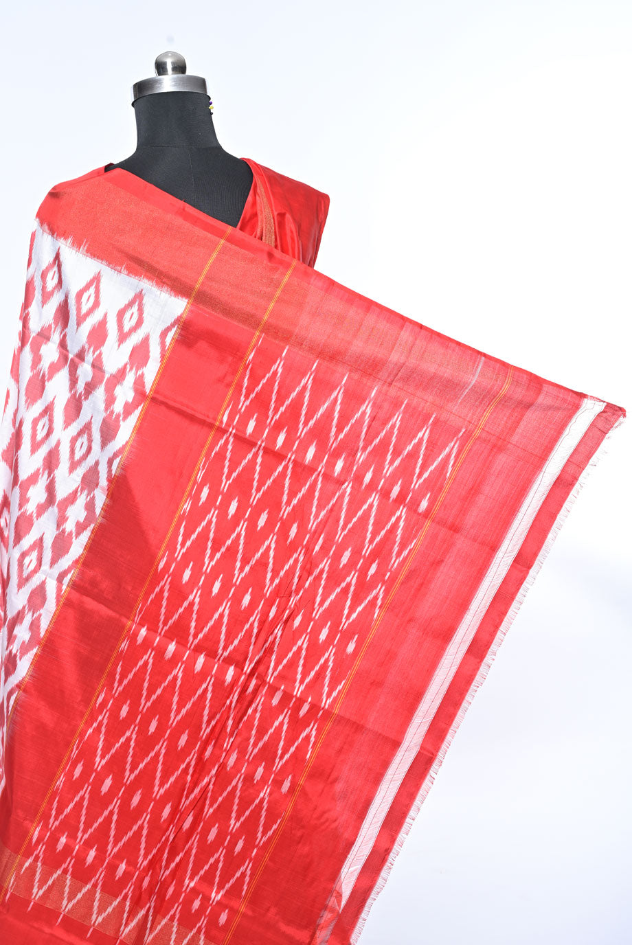 red patola saree for weddings and festive occasions