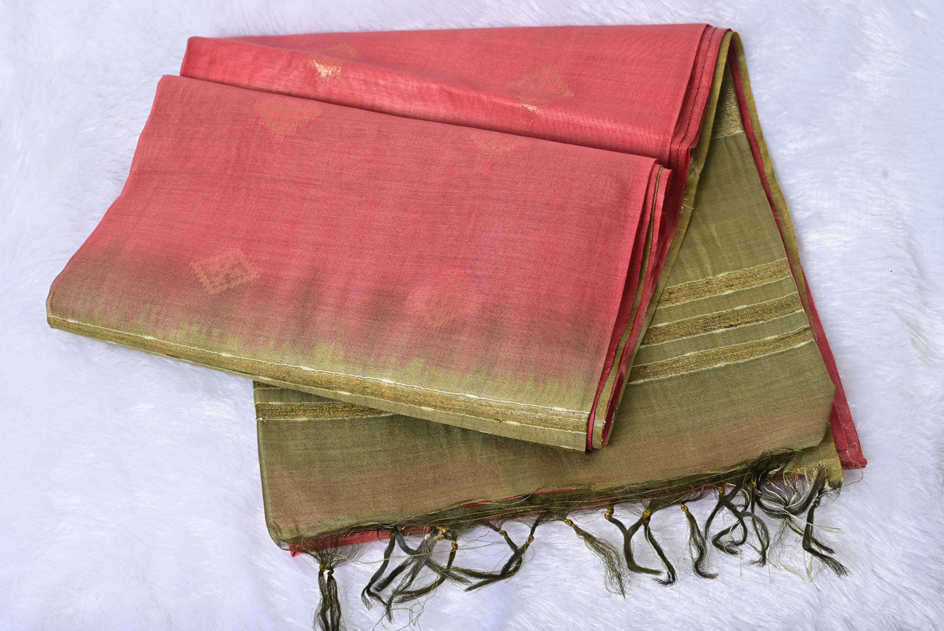 dusty maroon tussar silk saree for weddings and festive occasions