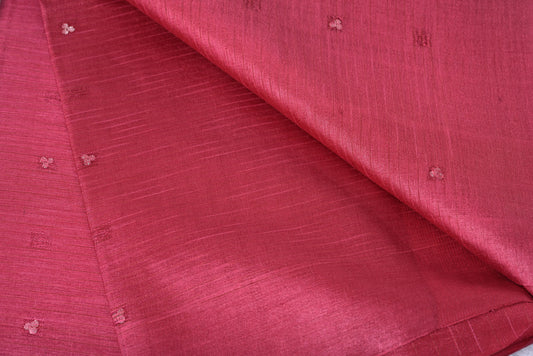 Pure Tussar Silk Pink Saree for Festival