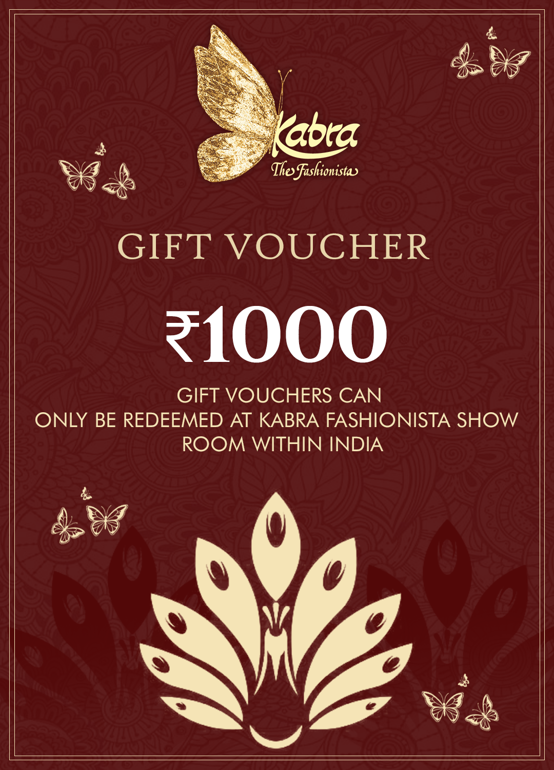 Gift Voucher 1000 INR