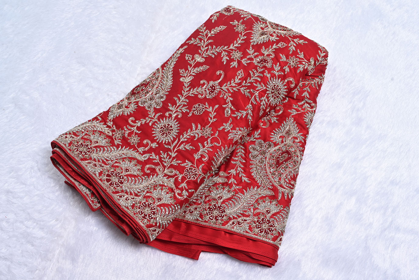 Crape silk saree