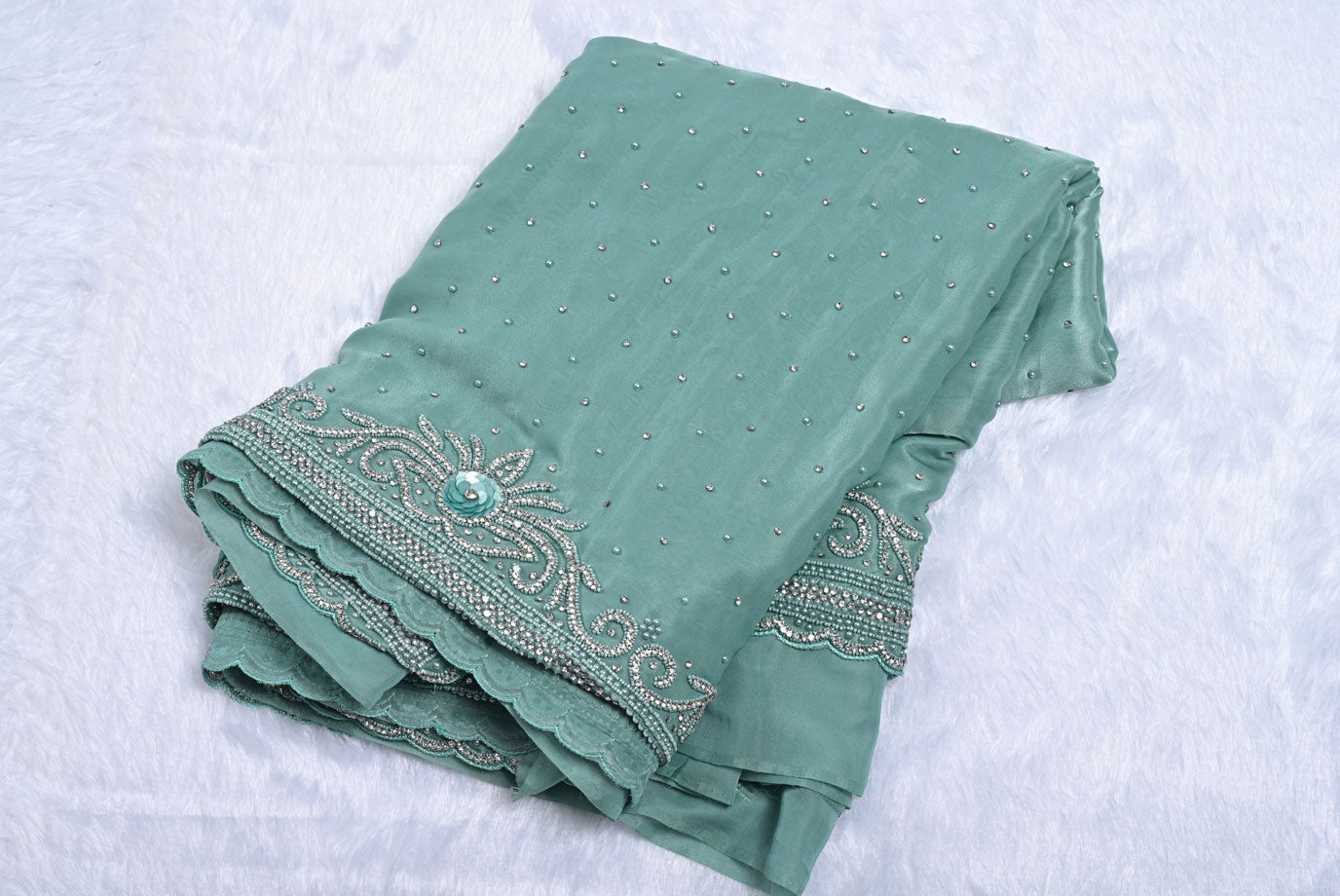 Satin silk saree