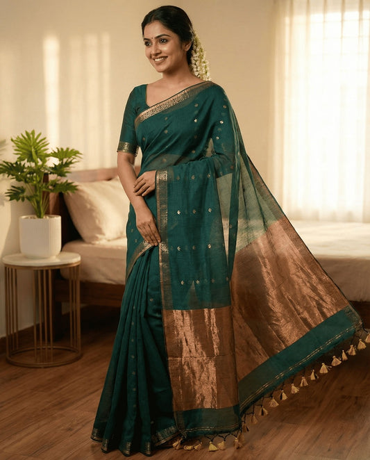 Pure cotton saree for women soft breathable fabric online shopping
