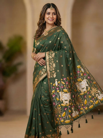  Elegant Tana silk saree for women festive silk wear
