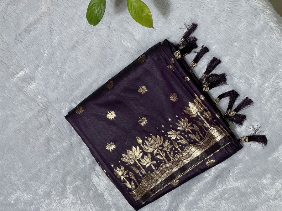 Handloom style Tana silk saree for women traditional silk