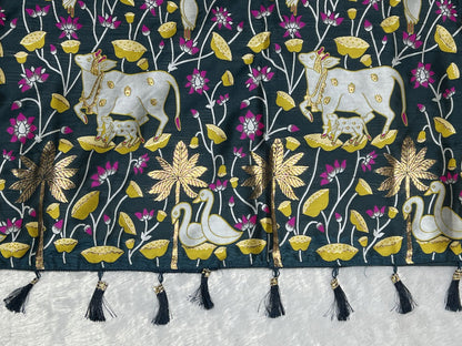 Party wear Tana silk saree for women elegant silk style