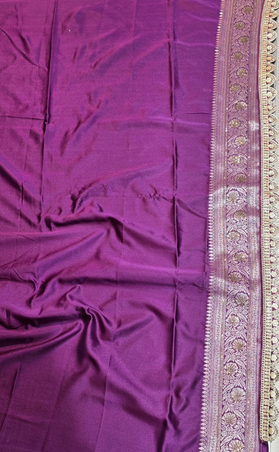 Premium Banarasi silk saree for women with rich zari work