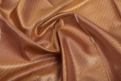 Golden Rani Kanjivaram Silk Saree with Fancy Design and Pink Contrast Aari Work Blouse