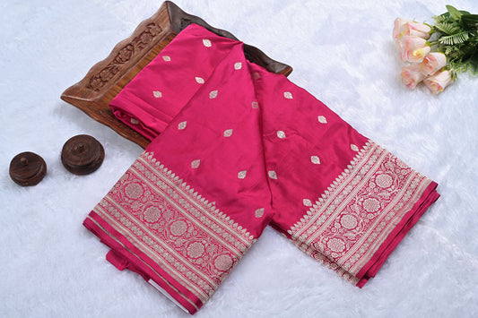 Banarasi Pink Saree
