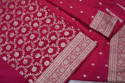 Banarasi Pink Saree