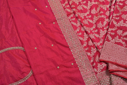 Pink Banarasi Saree