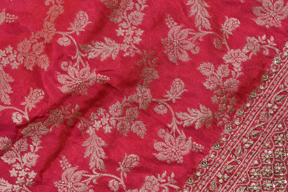 Pink Banarasi Saree