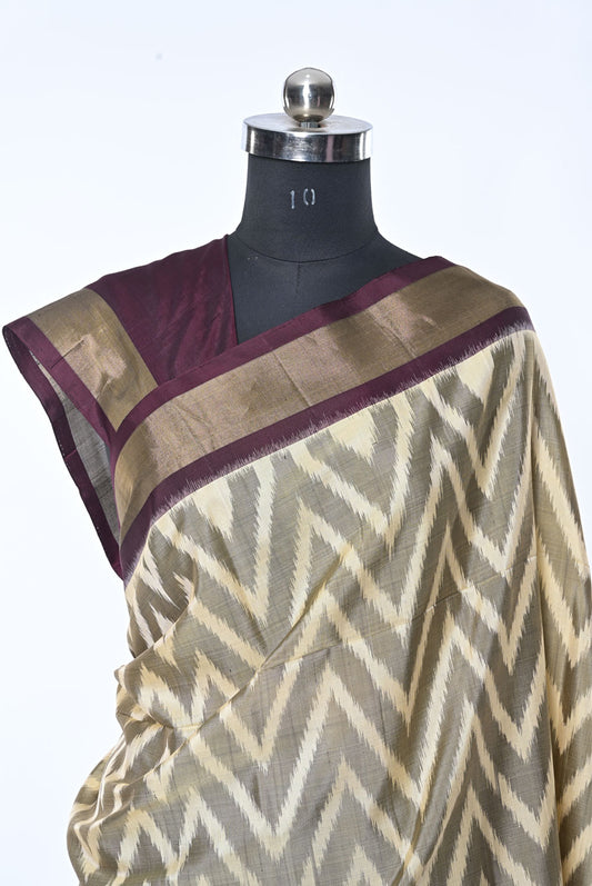 Silk wine colour pure soft silk saree for weddings and festive occasions