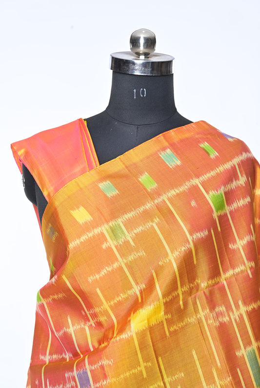skin colour pure soft silk saree for weddings and festive occasions