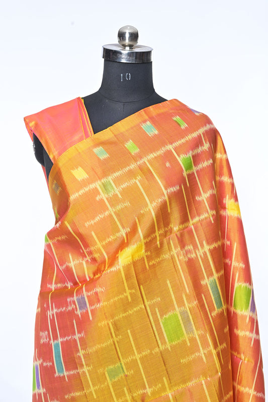 skin colour pure soft silk saree for weddings and festive occasions