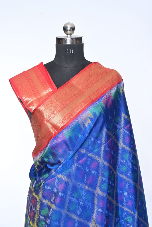 Silk red pure soft silk saree for weddings and festive occasions