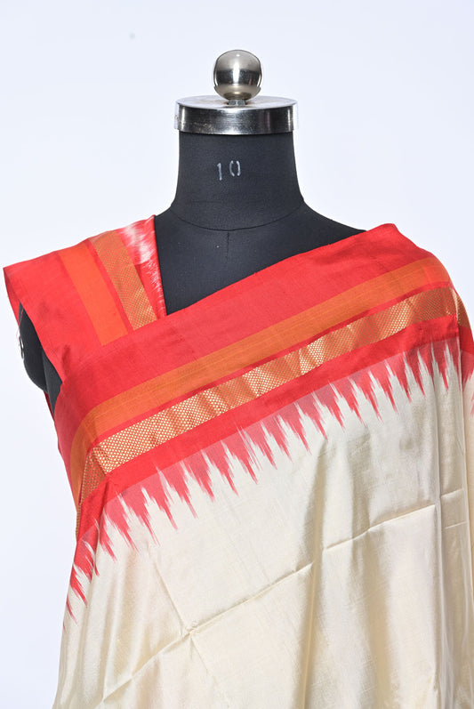  red kochampalli silk saree for weddings and festive occasions