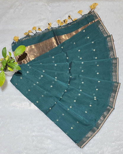 Summer cotton saree for women soft pure cotton fabric