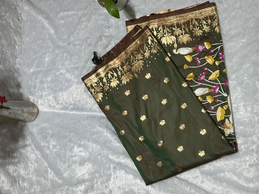 Luxury Tana silk saree for women rich elegant drape
