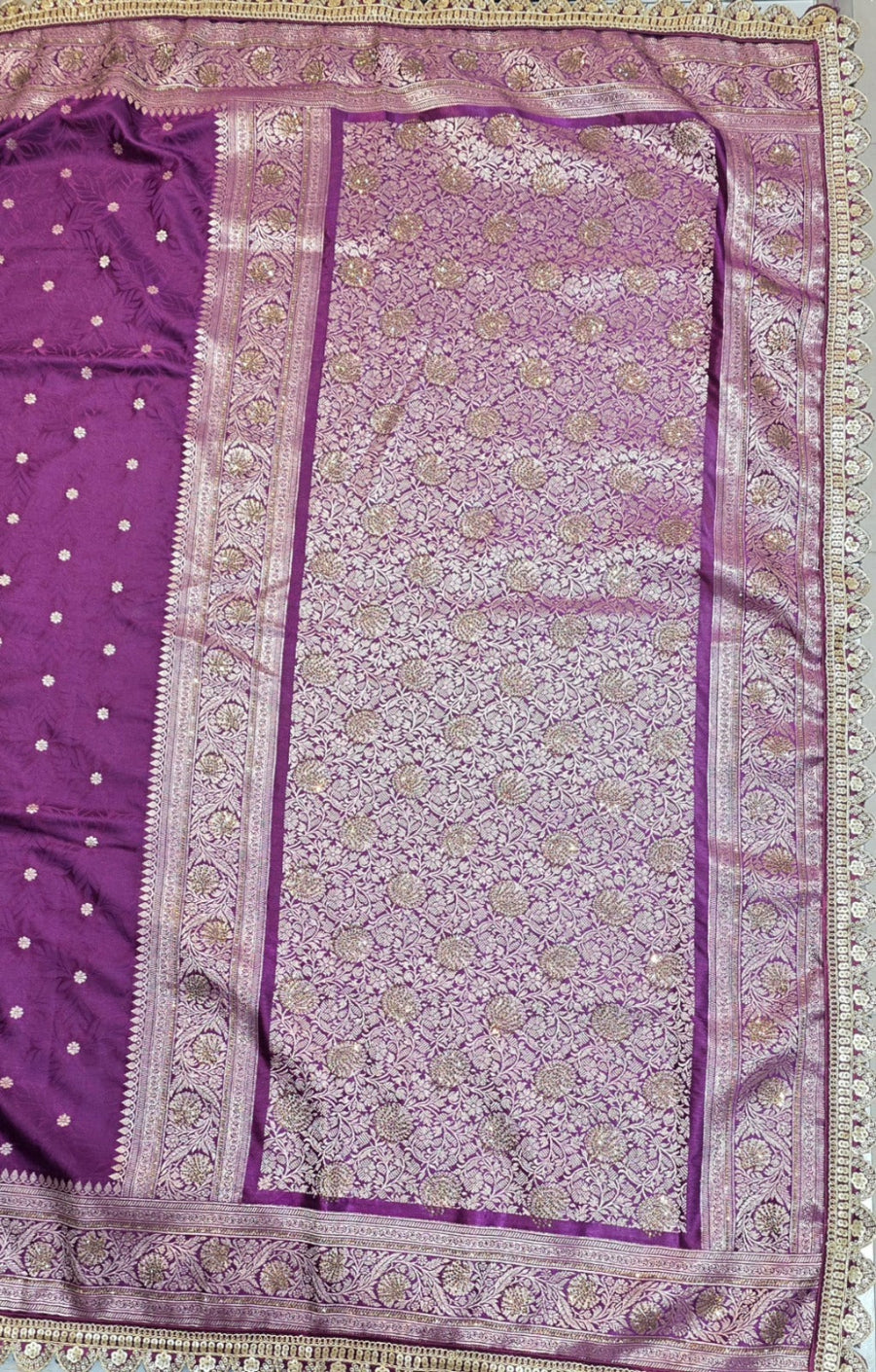  Traditional Banarasi saree for women with classic Indian design